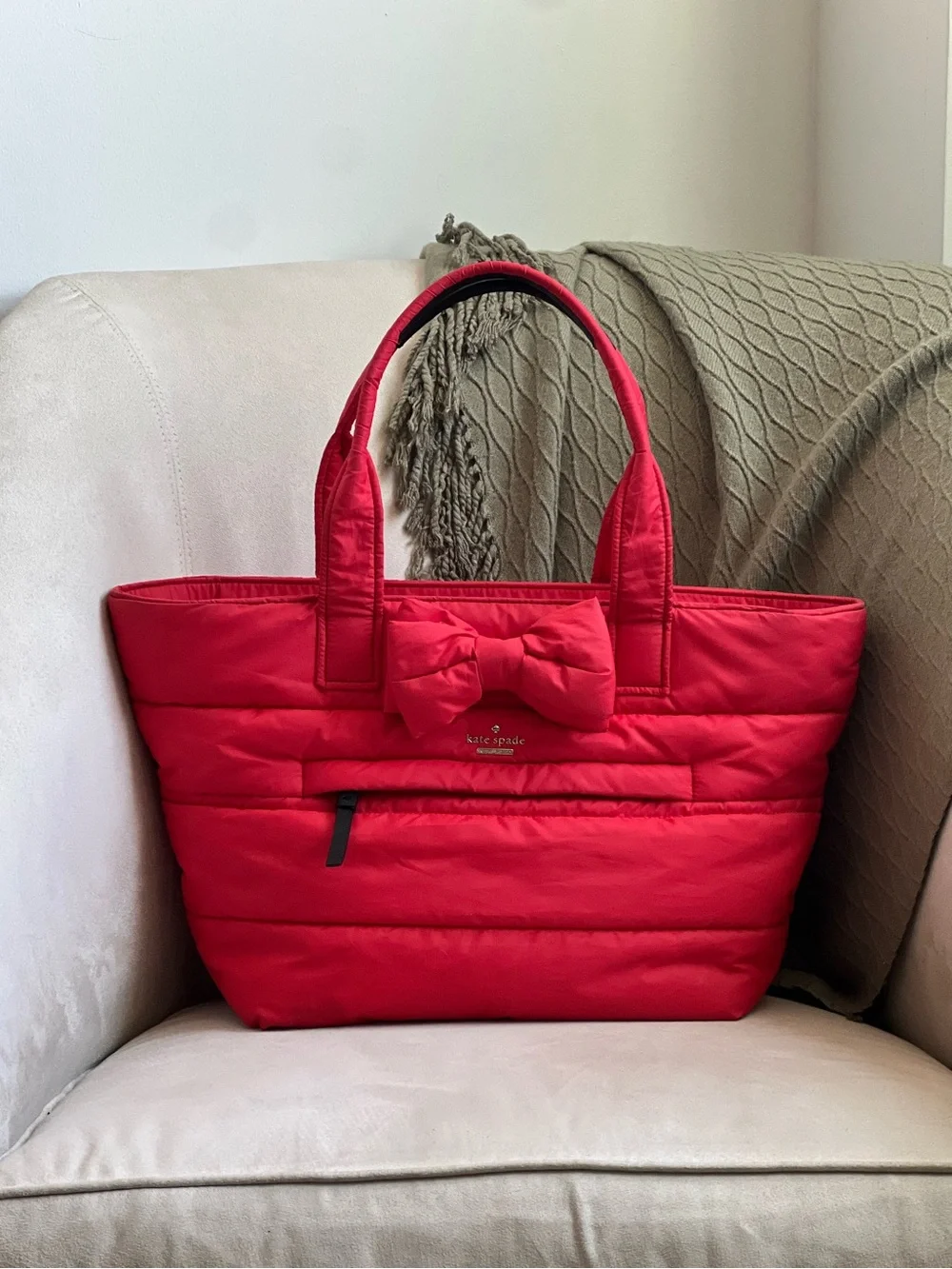 kate spade new york Colby Court Kiley Tote in Red EUC